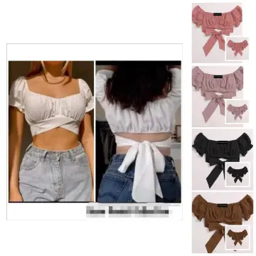 Buy Formal Crop Tops For Women Korean Style online