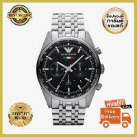 โปรโมชั่นสุดคุ้ม โค้งสุดท้าย EMPORIO ARMANI นาฬิกาข้อมือผู้ชาย รุ่น AR5983 Tazio Chronograph - Silver บอกเวลา หรูหรา มีระดับ ประทับใจแฟน