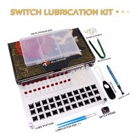 （Miss qis keycap）33 Lube StationTester OpenerDIY ปุ่มกดแพลตฟอร์มการกำจัดสองชั้นสำหรับแป้นพิมพ์เครื่องกล