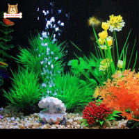 BP【ready Stock】Artificial Resin Decoration Ornaments Pearl Shell Oxygen Pump Air Bubble Stone Fish Tank Aquarium AccessoriesCOD【cod】