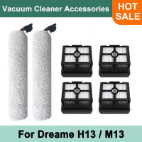 Roller Brush แผ่นกรอง Hepa สำหรับ Dreame M13 H13 M12 Pro เครื่องดูดฝุ่นเปียกและแห้งอะไหล่อุปกรณ์เสริมชุดเปลี่ยนสำหรับ Home