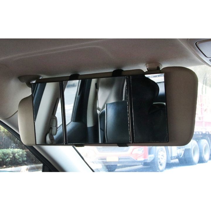 car-3-sections-folding-vanity-mirror-adjustable-car-sunshade-mirror-car-interior-decorative-mirror