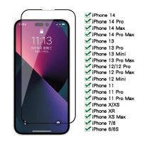 99D Full Protective Glass For Apple iPhone 14 13 12 mini 11 Pro Max Tempered Screen Protector iPhone X XR XS Max 7 8 6 Plus Film