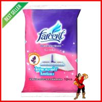 รีฟิลผ้าเปียกดันฝุ่นไมโครไฟเบอร์ FARCENT W-7065V 12 แผ่น สีชมพู กลิ่นลาเวนเดอร์WET CLEANING TISSUE REFILL FARCENT W-7065V PINK LAVENDER 12PCS **ราคาดีที่สุด**