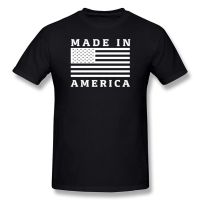 Gildan - Oknown Made In America T Shirt Usa Flag Short Sleeves Mens Tee Shirt