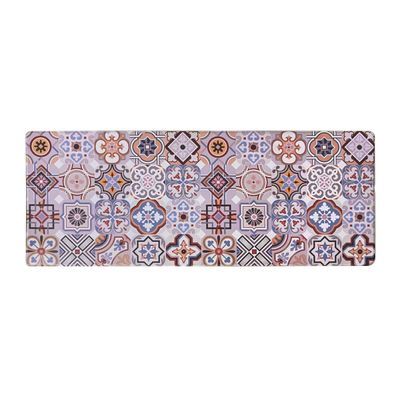 "Buy now"พรมเช็ดเท้าห้องครัว Moroccan KASSA HOME รุ่น YOLEUS-0010B ขนาด 120 x 45 ซม. สีชมพู*แท้100%*