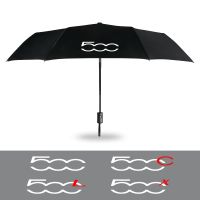 【DT】hot! Car Fully Folding Windproof Umbrella 500 500C 2012 500X 500L Abarth Sunshade With Logo  Parasol