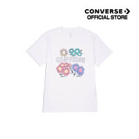 Converse เสื้อยืด TEE คอนเวิร์ส GROW TOGETHER FLORAL TEE WHITE  WOMEN  (10025448-A03) 1425448BU3WTXX