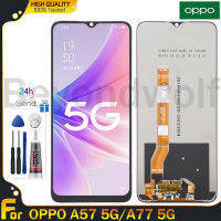 Beyondwolf จอ LCD 6.56นิ้วของแท้สำหรับ OPPO A57 PFTM20 5G/OPPO A77 5G อะไหล่ CPH2339 LCD หน้าจอ LCD จอแสดงผลหน้าจอสัมผัสดิจิไทเซอร์สำหรับ OPPO A57 5G A77 5G Lcd