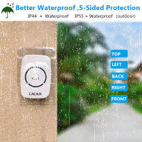 RCYAGO Doorbell Waterproof Cover Transparent Waterproof Plastic Cover For Wireless Universal Outside Ring Button