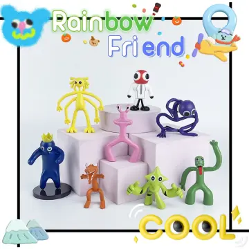 9pcs/set Rainbow Friends Doors Figure Models Desktop Ornaments