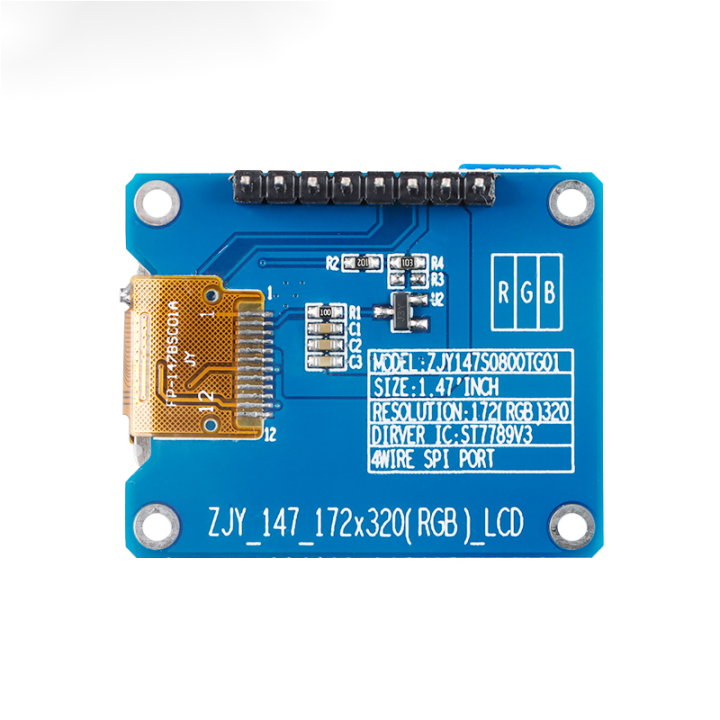 1-47นิ้วหน้าจอแสดงผล-lcd-โมดูล172-320อินเทอร์เฟซ-spi-ไดรเวอร์-st7789-172x320-1-47