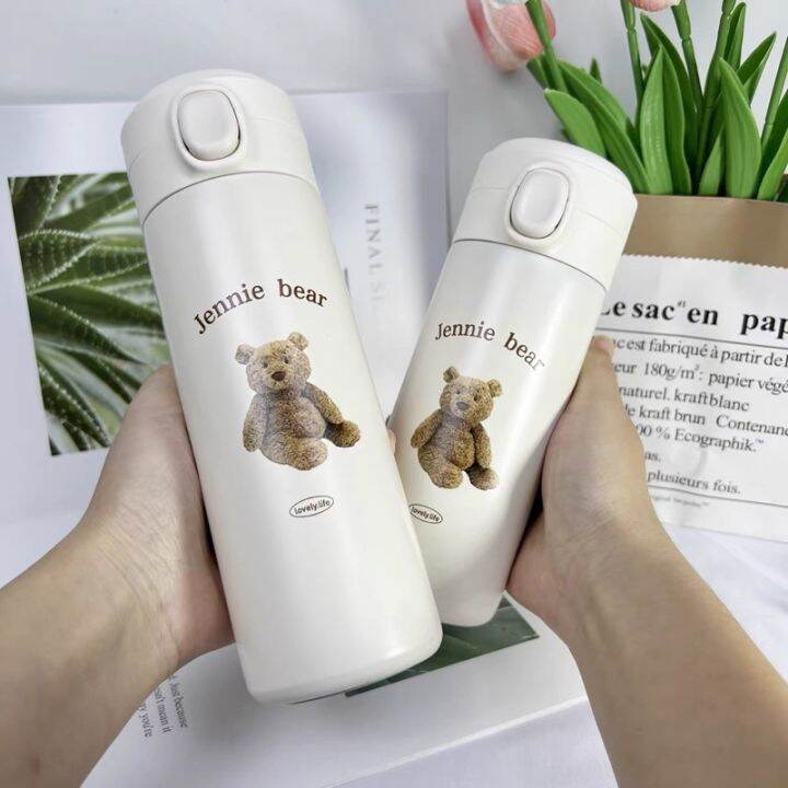 PREMIUM TERMOS MINUMAN MOTIF BERUANG LUCU / THERMOS ESTETIK / AESTHETIC ...