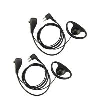 【DT】hot！ (2 Pack) 2Pin Advanced D Clip-Ear Ptt Headset Earpiece Mic 2 Way Radios Gp88S Gp300 Gp68 Gp2000 Gp88 Gp3188 C