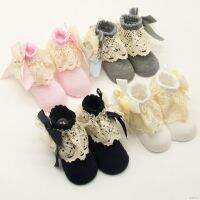 BOBORA Newborn Baby Socks Girls Infant Princess Ready Stock with Lace Flowers