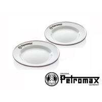 จานอินาเมล Enamel Plates in white (2 Pcs in Set)