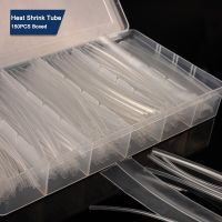 Boxed Transparent Heat Shrink Tube Set Wire Cable High Quality Insulated Sleeving Polyolefin Heat Shrink Tubing Sleeve Kit Cable Management