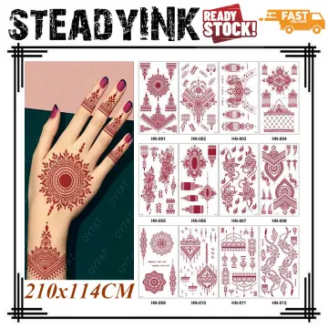 Henna design stencil tattoo sticker are| Alibaba.com