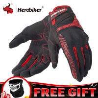 Herobiker ถุงมือรถจักรยานยนต์ฤดูร้อนระบายอากาศ guantes Moto ทัชสกรีนวิบาก off-road ถุงมือขี่มอเตอร์ไซด์ถุงมือ