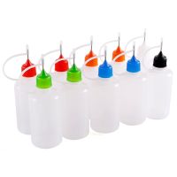 5pcs x 3ml-120ml Dropper Bottles Needle Tip Empty LDPE Squeeze Dropper Juice Eye E Liquid Containers Mini Funnel