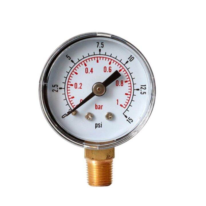 40mm-face-pressure-gauge-1-8-bspt-bottom-mount-153060-100160-200-300-bar-for-air-gas-liquid