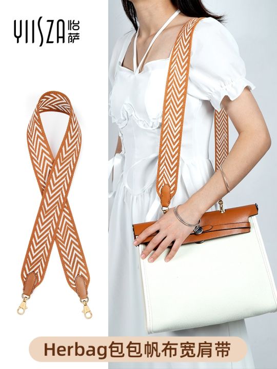 Hermes Herbag - Canvas Strap- Chain Replacement for Hermes Bag
