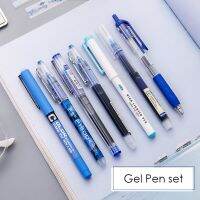 สีเจลเรียบง่าย6ชิ้น Set Pulpen ปากกาแห้งเร็ว0.5มม. เครื่องเขียนในโรงเรียนปากกางานเขียนในออฟฟิศนักเรียนปากกาขีดเส้น