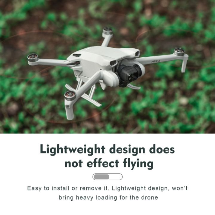 ชั้นสำหรับฝึกป้องกันการตกลงจอดเพิ่มแบบพับได้สำหรับ-dji-mini-3-สีเทา