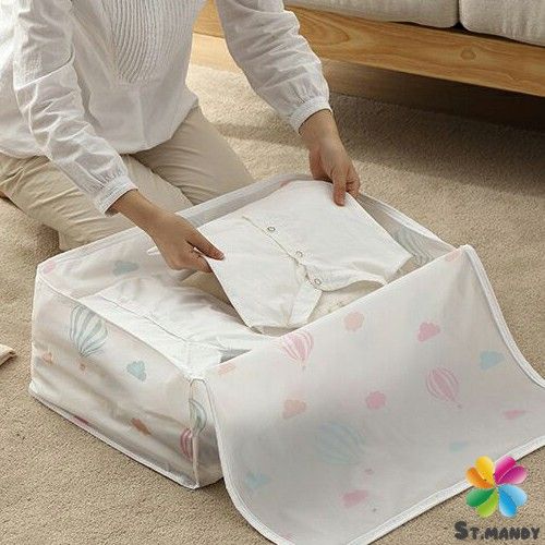 กระเป๋าเก็บผ้านวม-จัดกระเป๋าเก็บของ-ถุงเก็บผ้าห่ม-quilt-storage-bag