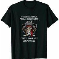 The Beatings จะดำเนินต่อไปจนกว่า Morale ปรับปรุงเสื้อยืด Vintage Men Gift Tee