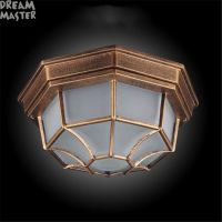 Retro Industrial Loft Nordic outdoor Ceiling Light vintage balcony aisle outdoor surface mounted ceiling lamp Moisture-proof