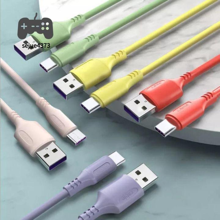 sejue4373อะแดปเตอร์ชาร์จในรถยนต์สายดาต้ามือถือที่ชาร์จไฟรวดเร็ว-usb-c-สายดาต้าสายดิจิตอลสายสายชาร์จเร็วสายซิลิโคนชนิดของเหลวสายชาร์จ-usb-c