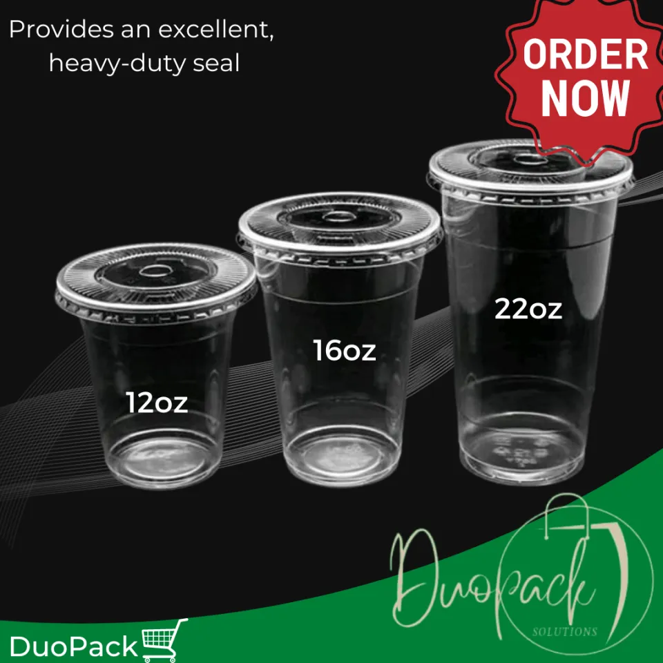 high quality transparent clear 12oz 16oz