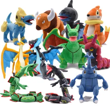 80cm Pokemon 4 Styles Dragon Toy Mega Rayquaza Green And Shiny Black Animal  Cartoon Doll - AliExpress