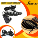 ปิ๊กอัพกีตาร์โปร่ง(คอนแท็คกีตาร์, Pickup กีตาร์)ปิ๊กอัฟกีต้าร์โปร่ง อุปกรณ์กีต้าร์ อุปกรณ์สำหรับสำหรับกีต้าร์ 12 SoundHole Guitar Pickup Acoustic Electric Transducer for Acoustic Guitar Magnetic Preamplifier with Picks