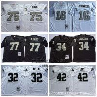 ❣✜♈ Rugby uniform Raiders retro jersey No. 34 embroidery retro MN team 60 football uniform short sleeve wholesale