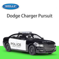 WELLY 1:24 Dodge Charger Pursuit 2016ล้อแม็กรถยนต์รุ่น D Iecasts และของเล่นยานพาหนะเก็บรถของเล่นเด็กของขวัญวันเกิด