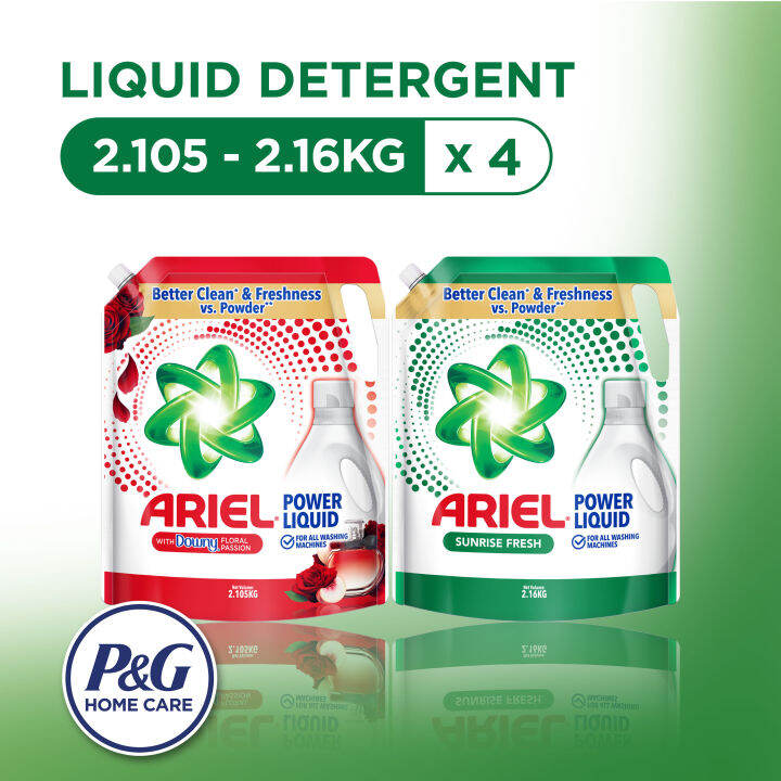 [Bundle of 4] Ariel Liquid Detergent Floral Passion Sunrise Fresh