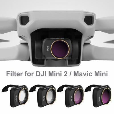 ตัวกรองใหม่สำหรับ DJI Mini 2เลนส์กล้องถ่ายรูปฟิลเตอร์สำหรับ DJI Mavic MINI 1/2 /Se ชุดกล้องโดรน UV CPL 4/8/16/32 NDPL อุปกรณ์เสริม