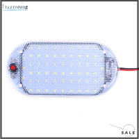 Liujinpeng 60LED ไฟอ่านหนังสือเพดานโดมหลังคาไฟรถ LED 12V-85V,แถบไฟห้องโดยสารความสว่างสูงรถยกไฟรถยนต์หลังคาภายใน