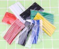 40Pcs/Bag 2:1 Heat Shrinkable Tube Bag Heat Shrinkable Tube Color Halogen-Free Flame Retardant PE Insulation Sleeve Electrical Circuitry Parts