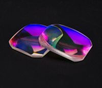 5PC Factory Defective Optical Glass Plano Convex Lens Aspherical Laser Lenses Half Reflect Transmission Lentes Focal Length 62mm