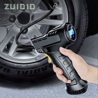 Car Air Pump 120W Wireless Inflatable Pump Rechargeable Air Compressor Portable Electric Digital Automatic Car Tyre Inflator