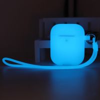 【CC】 Silicone Airpods Glowing Dark Shockproof Protector Sleeve 1/2 Earphone