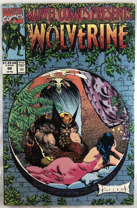 Marve L Comics Presents 90 Wolverin E Published Dec 1991 By Marve L 