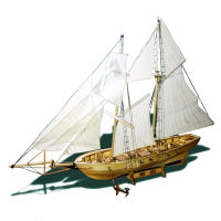 Funny Assembling Building Kits Ship Model Wooden Sailboat Toys Sailing Model Model Building Wooden Kit DIY Toys