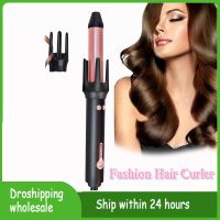 [HOT XIJXLKLKWMN 516] เครื่องม้วนผมอัตโนมัติผมหมุน Curling Iron Magic Hair Roller Wave Wand ไฟฟ้า Curly แหนบผม Crimper Salon Hair Styler