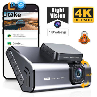 กล้องรถชน A900 3นิ้วหน้าจอ Ips 96670 4K Hd Wifi การมองเห็นได้ในเวลากลางคืนกล้องมองหลังสำหรับจอดรถกล้องติดรถยนต์