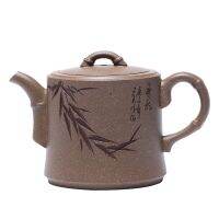 (Willie Samuel)ใหม่ ArrivalYixingoriginal Ore ส่วน Mudhandmade ไม้ไผ่ PotZisha Teapot200 Craftsfor สีเขียว TeaDark