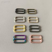 ☃ 1Pcs 25mm Webbing Straps Metal Buckle Slider Tri Glide For Bag Accessory Adjuster Belt Loop Hardware Dog Collar Garment Clasp